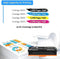 True Image Compatible Toner Cartridge Hign Yield for Canon 045 045H 045HK 045HC 045HY 045HM Work with Color imageCLASS MF634Cdw MF632Cdw LBP612Cdw Printer(Black,Cyan,Magenta,Yellow 4-Pack)