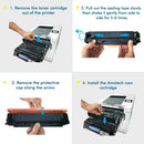 410A Toner Cartridge Compatible for HP 410A 410X CF410A CF411A CF412A CF413A Color Laserjet Pro MFP M477fnw M477fdw M477fdn M452dn M452nw M477 M452 M377 Printer Ink (Black Cyan Yellow Magenta, 4-Pack)