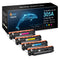 Compatible Toner Cartridge for HP 305A (HP CE410X CE411A CE412A CE413A) 4-Pack colors toner