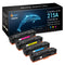 Compatible Toner Cartridge for HP 215A (HP W2310A W2311A W2312A W2313A) 4-Pack colors toner