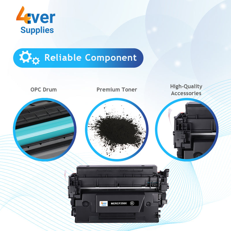 Compatible Toner Cartridge for HP CF258X (HP 58X)