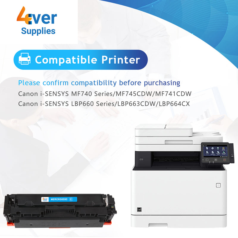 Compatible Toner Cartridge for Canon Cartridge 055 Cyan