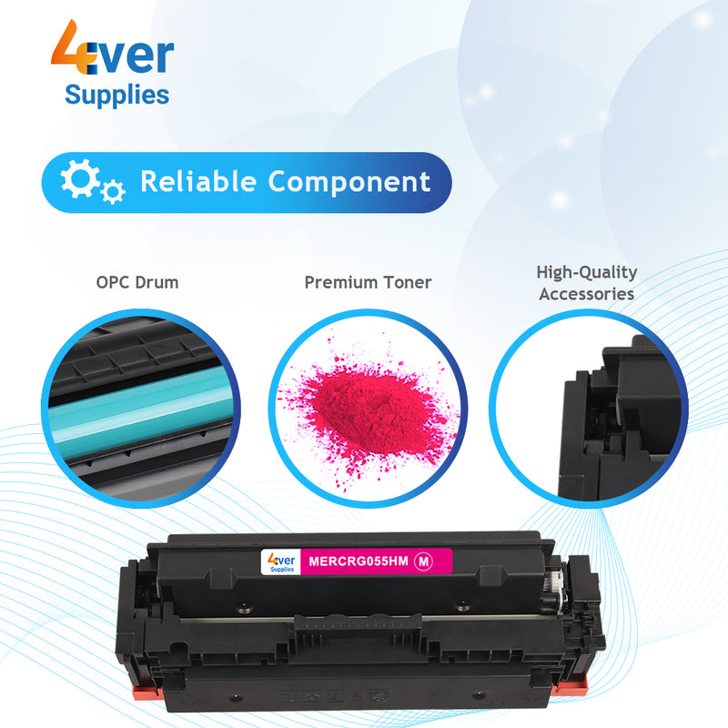 Compatible Toner Cartridge for Canon Cartridge 055H Magenta